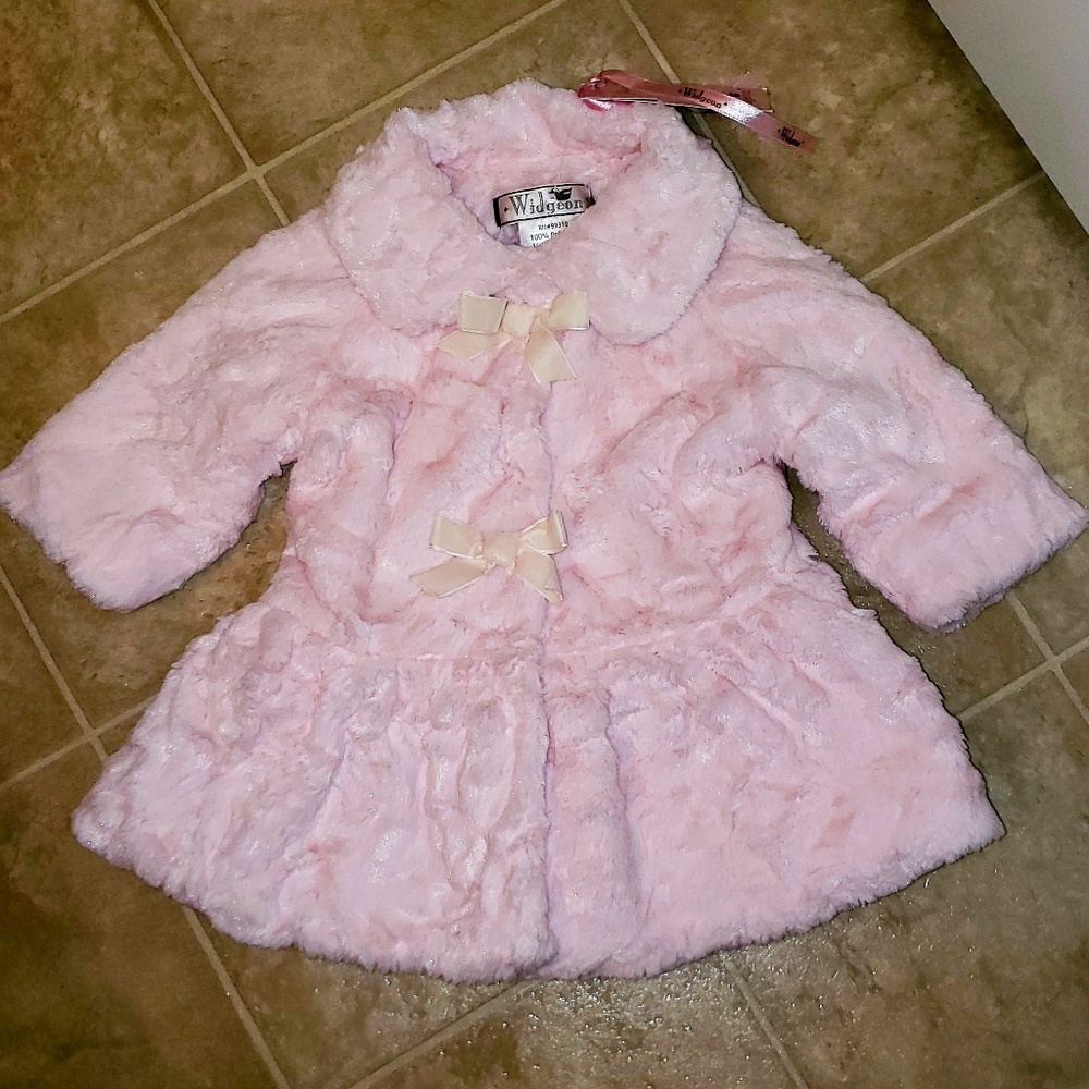 💜 American Widgeon Faux Fur Baby Coat 12 Months💜